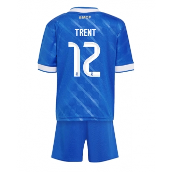 Billige Fotballdrakt Real Madrid Alexander-Arnold #12 Replika Tredjedraktsett Barn 2025-26 Kortermet (med bukser)